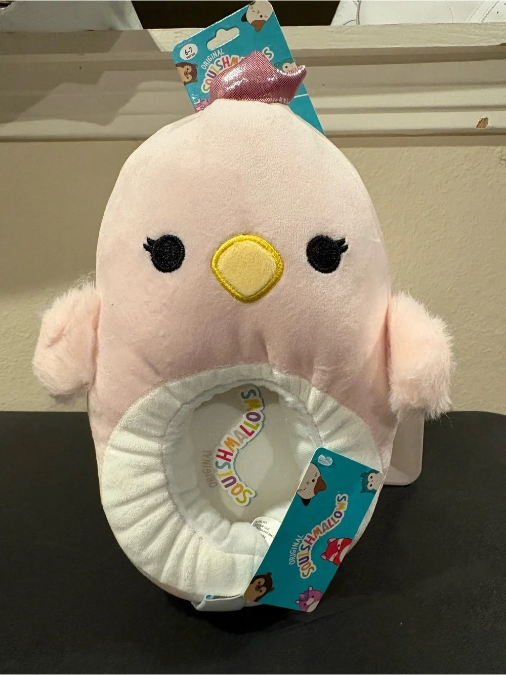 Squishmallows Plush Slippers Alyssa the Swan Youth Kids Sizes New